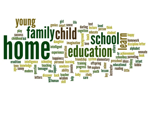 Education abstract word cloud — Stock Photo, Image