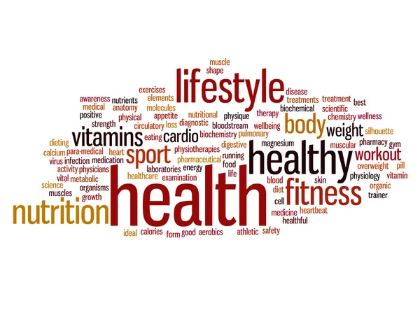 Health word cloud — Stock Photo, Image