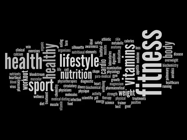 Health word cloud — Stock Photo, Image