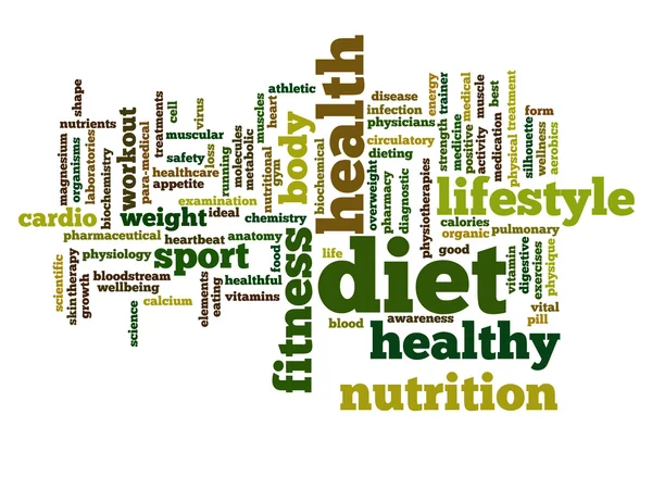 Health word cloud — Stock Photo, Image