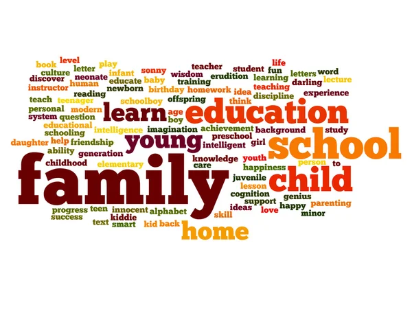 Education abstract word cloud — Stock Photo, Image