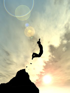  işadamı siluet atlar