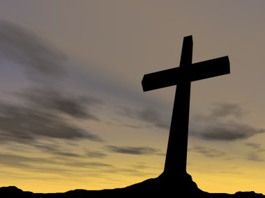 kavramsal siyah çapraz