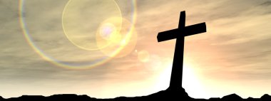 kavramsal siyah çapraz