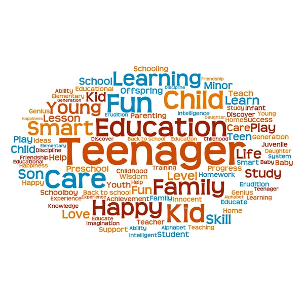 Education abstract word cloud — Stock Photo, Image