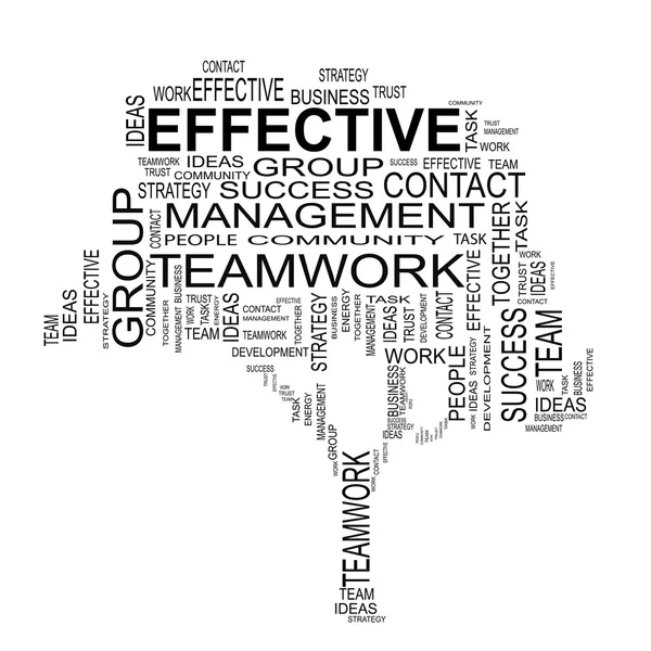 Effective business wordcloud — Stock Photo, Image