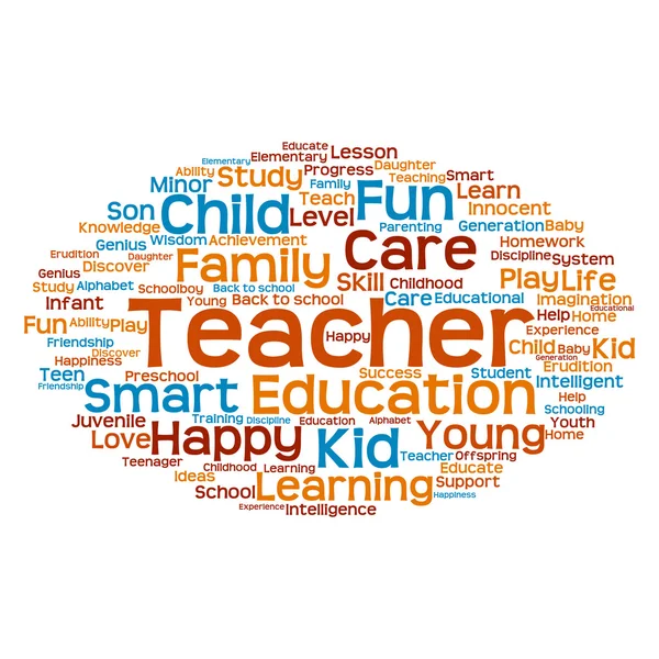 Education abstract word cloud — Stock Photo, Image