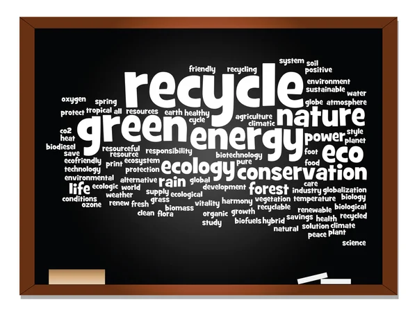 Conservation word cloud — Stock Photo, Image