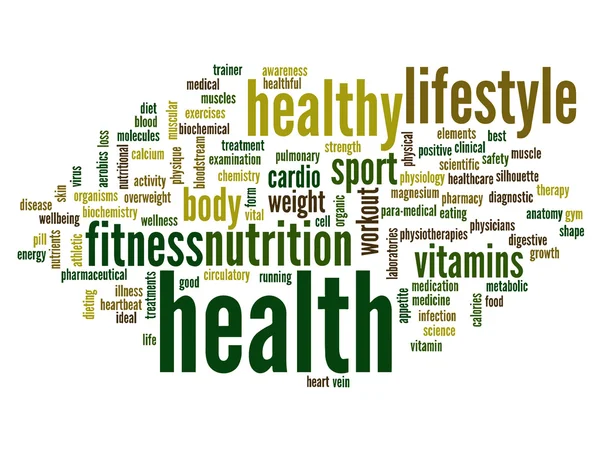 Health word cloud — Stock Photo, Image