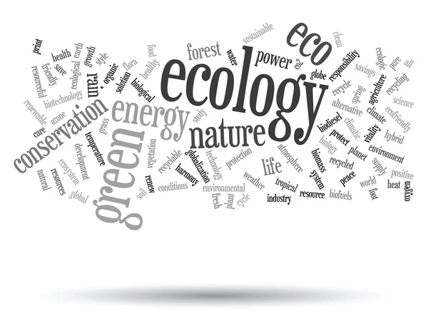 Conservation word cloud — Stock Photo, Image