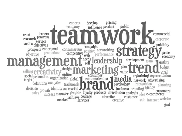 Marketing word cloud — Stock Photo, Image