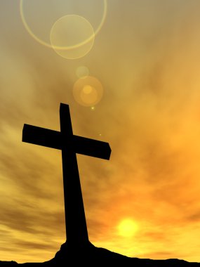 kavramsal siyah çapraz