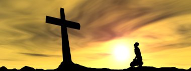 kavramsal siyah çapraz