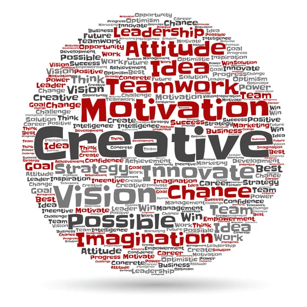 Creatieve Business Word Cloud — Stockfoto