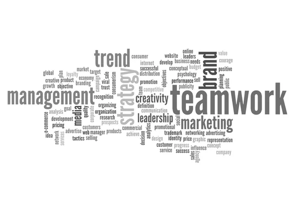 Marketing word cloud — Stock Photo, Image