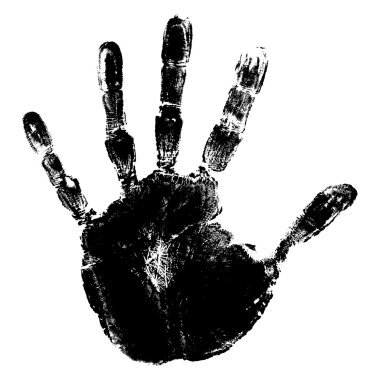 siyah boya insan eli