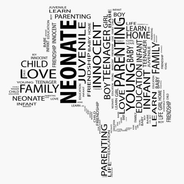 Eğitim ve yenidoğan wordcloud