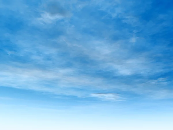 自然の空と白い雲 — ストック写真