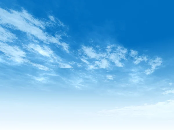Natural sky with white clouds — Stock Photo, Image