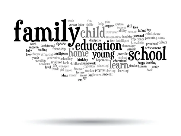 Education  abstract word cloud — Stock Photo, Image