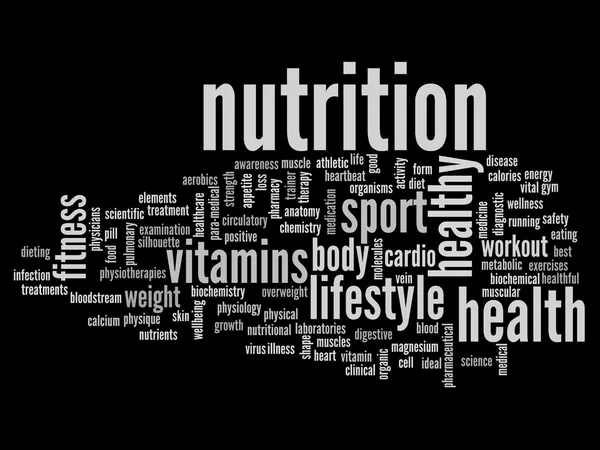 Health word cloud — Stock Photo, Image