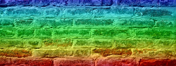 Old vintage grungy brick wall — Stock Photo, Image