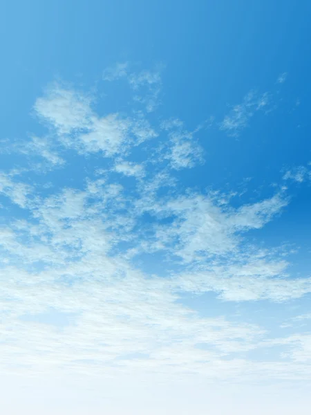 Natural sky with white clouds — Stock Photo, Image