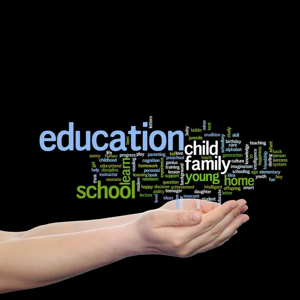 Educación Word Cloud — Foto de Stock