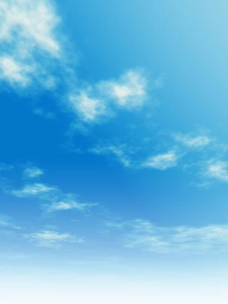 Natural sky with white clouds — Stock Photo, Image