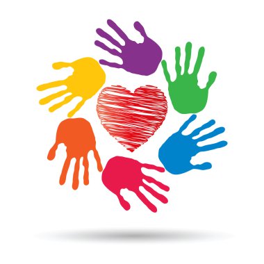 onceptual kırmızı kalp simgesi