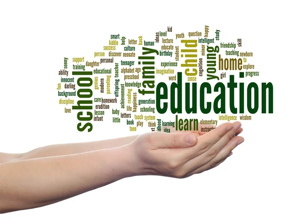 Educación Word Cloud — Foto de Stock