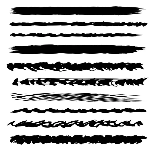 Hand made creative brush strokes — Stock Photo, Image