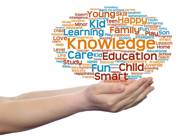 Familjen word cloud — Stockfoto