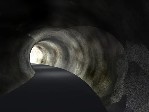 Túnel rodoviário abstrato escuro — Fotografia de Stock