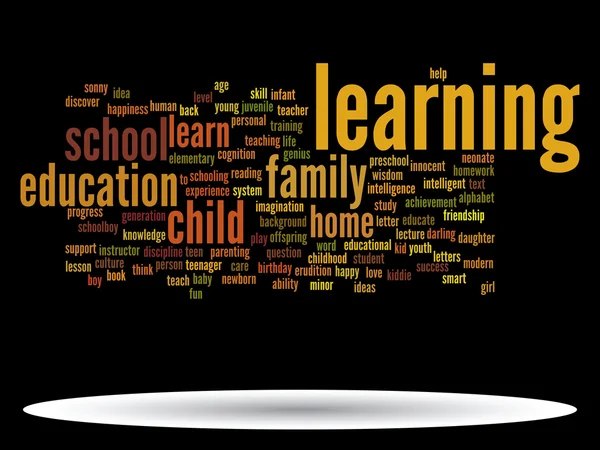 Familie abstracte word cloud — Stockfoto