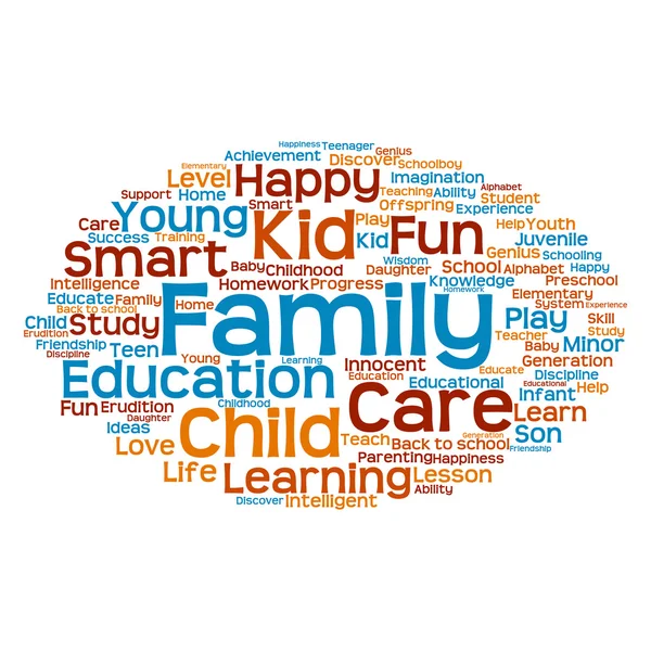 Education abstract word cloud — Stock Photo, Image