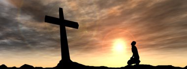 kavramsal siyah çapraz