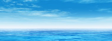 Dalgalar ve gökyüzü cennet