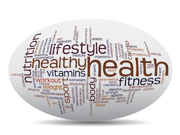 Health word cloud — Stock Photo, Image