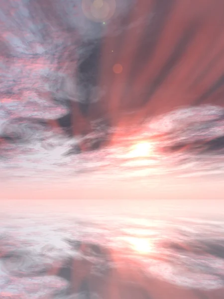 Agua y reflejo del cielo — Foto de Stock