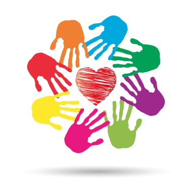 kavramsal kırmızı kalp simgesi