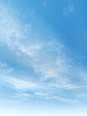  doğal gökyüzü beyaz bulutlar ile