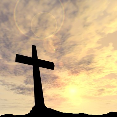  kavramsal siyah çapraz 