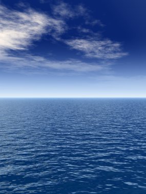  okyanus su dalgaları ve gökyüzü 