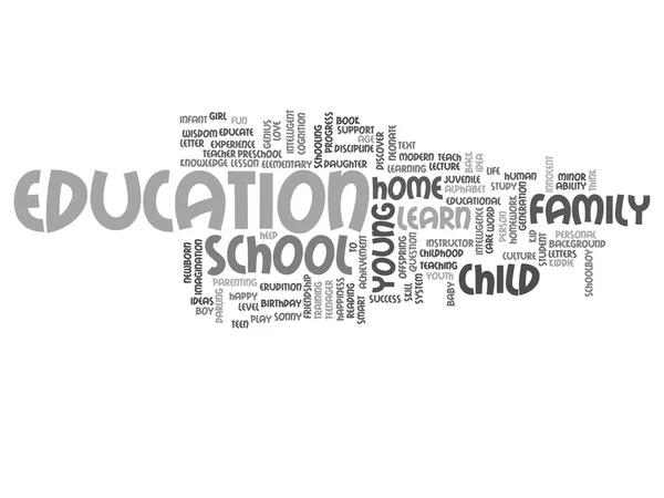 Educación Word Cloud —  Fotos de Stock