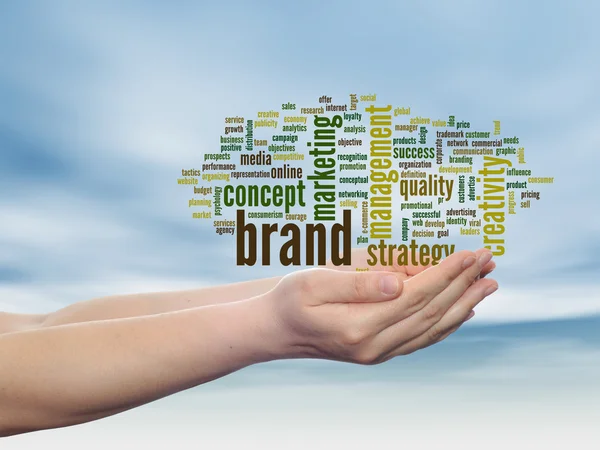 Marketing word cloud — Stock Photo, Image