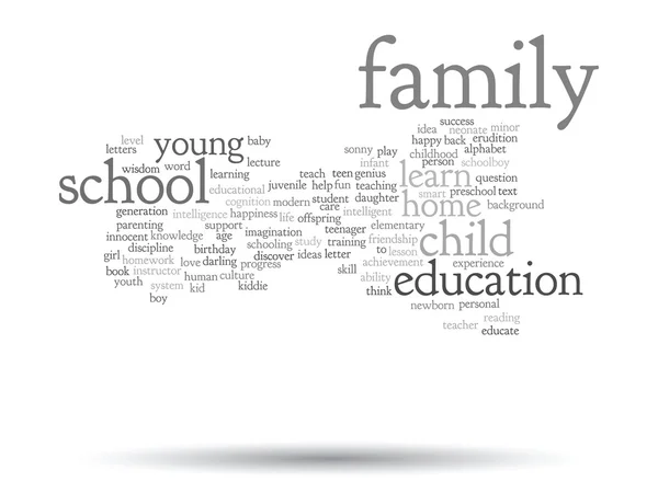 Educación Word Cloud —  Fotos de Stock