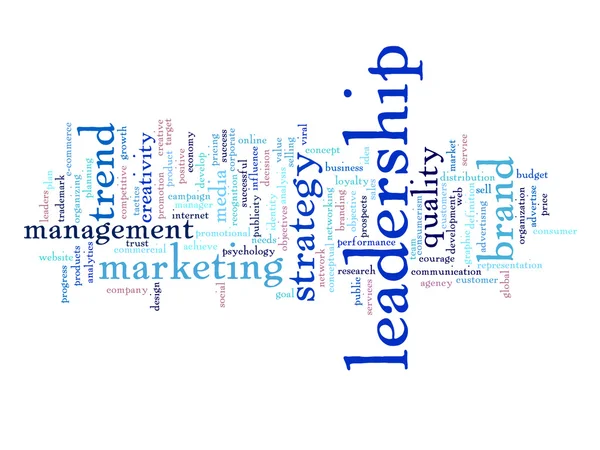 Marketing word cloud — Stock Photo, Image