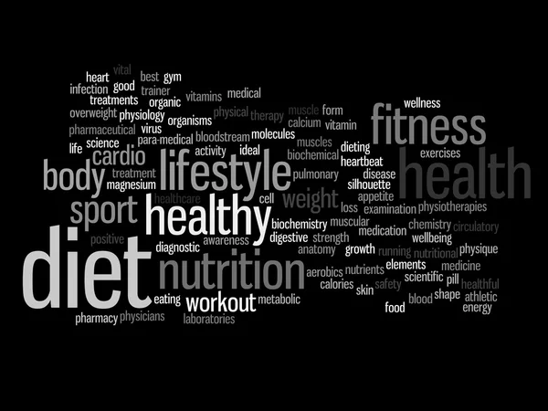 Health word cloud — Stock Photo, Image