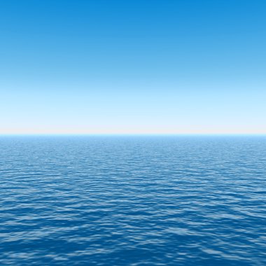  okyanus su dalgaları ve gökyüzü 